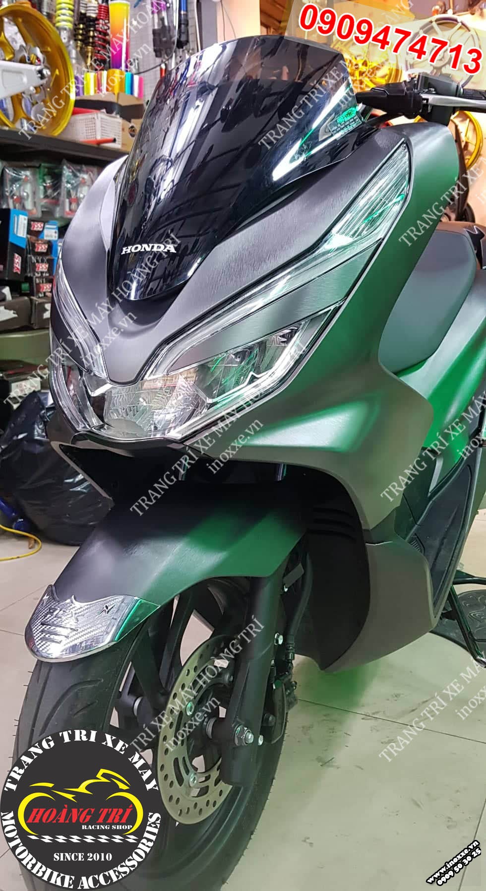 Dán Decal nhôm xước PCX 2018